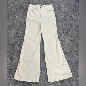 Wrangler Women's Yellow Flare Leg Jeans